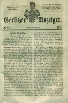 Görlitzer Anzeiger. 1851, № 88 (29 Juli)