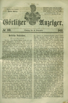 Görlitzer Anzeiger. 1851, № 109 (16 September)