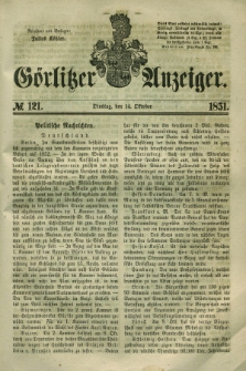Görlitzer Anzeiger. 1851, № 121 (14 Oktober)