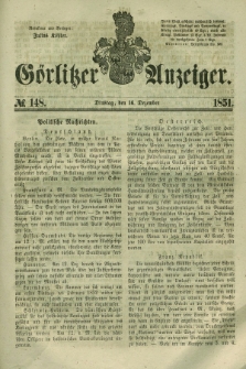 Görlitzer Anzeiger. 1851, № 148 (16 Dezember)