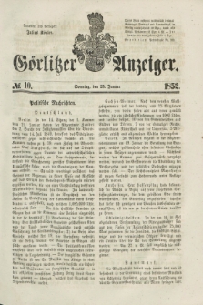 Görlitzer Anzeiger. [Bd.1], № 10 (25 Januar 1852) + dod.