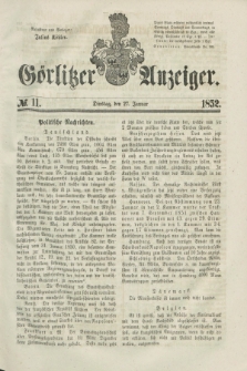 Görlitzer Anzeiger. [Bd.1], № 11 (27 Januar 1852)