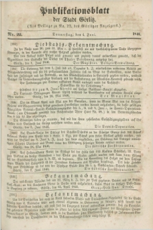 Publikationsblatt der Stadt Görlitz. 1846, Nr. 22 (4 Juni)