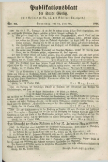 Publikationsblatt der Stadt Görlitz. 1846, Nr. 42 (22 October)