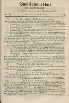 Publikationsblatt der Stadt Görlitz. 1846, Nr. 46 (19 November)