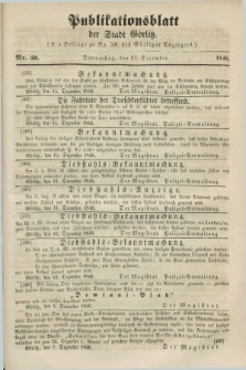 Publikationsblatt der Stadt Görlitz. 1846, Nr. 50 (17 December)