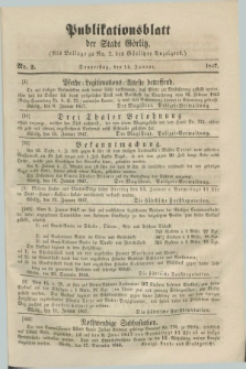 Publikationsblatt der Stadt Görlitz. 1847, Nr. 2 (14 Januar)