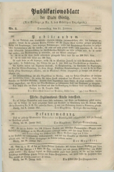 Publikationsblatt der Stadt Görlitz. 1847, Nr. 3 (21 Januar)