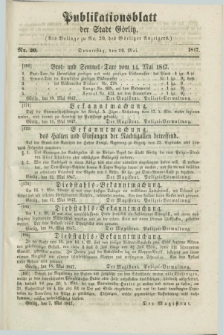 Publikationsblatt der Stadt Görlitz. 1847, Nr. 20 (20 Mai)