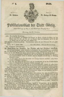 Publikationsblatt der Stadt Görlitz. 1848, № 1 (10 Januar)