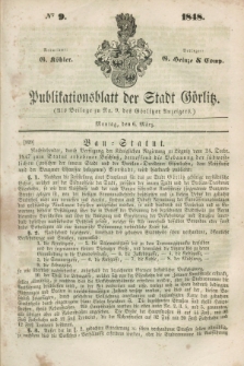 Publikationsblatt der Stadt Görlitz. 1848, № 9 (6 März)