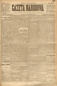 Gazeta Narodowa. 1895, nr 205