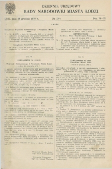 Dziennik Urzędowy Rady Narodowej M. Łodzi. 1978, nr 13 (30 grudnia)