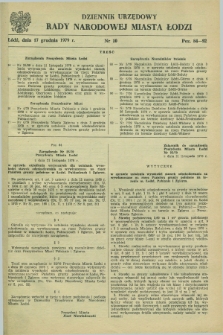 Dziennik Urzędowy Rady Narodowej M. Łodzi. 1979, nr 10 (17 grudnia)