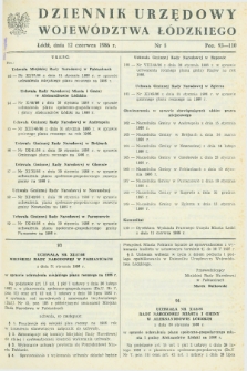 Dziennik Urzędowy Województwa Łódzkiego. 1986, nr 8 (12 czerwca)