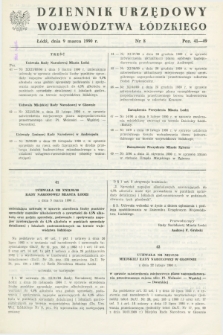 Dziennik Urzędowy Województwa Łódzkiego. 1990, nr 8 (9 marca)