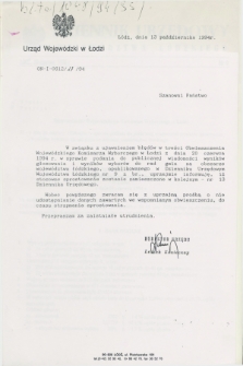 Dziennik Urzędowy Województwa Łódzkiego. 1994, nr 12 (6 października)