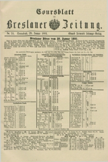 Coursblatt der Breslauer Zeitung. 1881, No. 24 (29 Januar)