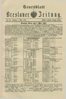 Coursblatt der Breslauer Zeitung. 1881, No. 50 (1 März)
