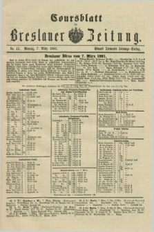 Coursblatt der Breslauer Zeitung. 1881, No. 55 (7 März)