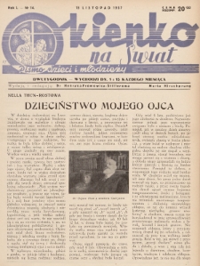 Okienko na Świat : pismo dzieci i młodzieży. 1937, nr 14