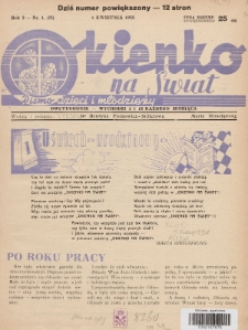 Okienko na Świat : pismo dzieci i młodzieży. 1938, nr 23