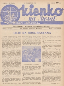 Okienko na Świat : pismo dzieci i młodzieży. 1938, nr 30