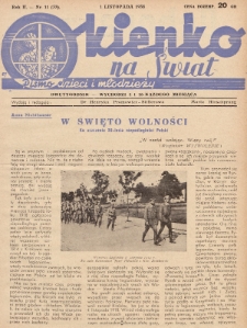 Okienko na Świat : pismo dzieci i młodzieży. 1938, nr 33