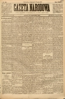Gazeta Narodowa. 1895, nr 262