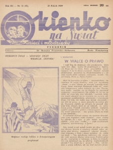 Okienko na Świat : pismo dzieci i młodzieży. 1939, nr 57