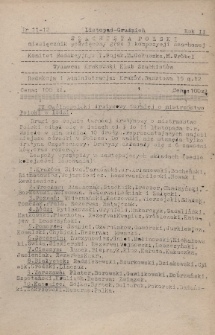 Szachista Polski : miesięcznik poświęcony grze i kompozycji szachowej. 1947, nr 11-12
