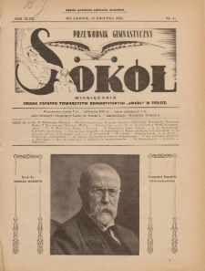 Przewodnik Gimnastyczny „Sokół” : organ Związku Towarzystw Gimnastycznych „Sokół” w Polsce. R.47 (1930), nr 4