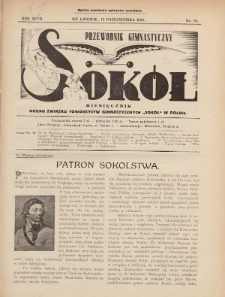 Przewodnik Gimnastyczny „Sokół” : organ Związku Towarzystw Gimnastycznych „Sokół” w Polsce. R.47 (1930), nr 10