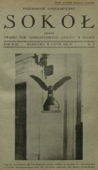 Przewodnik Gimnastyczny „Sokół” : organ Związku Tow. Gimnastycznych „Sokół” w Polsce. R.49 (1932), nr 2