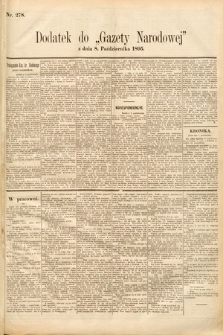 Gazeta Narodowa. 1895, nr 278