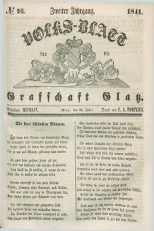 Volks-Blatt für die Graffschaft Glatz. Jg.2, №. 26 (26 Juni 1841)