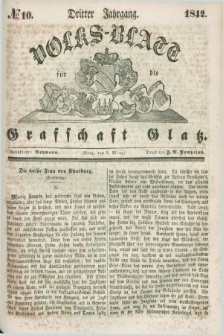 Volks-Blatt für die Graffschaft Glatz. Jg.3, №. 10 (5 März 1842)