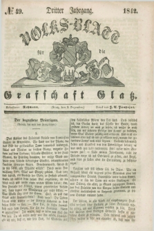 Volks-Blatt für die Graffschaft Glatz. Jg.3, №. 49 (3 Dezember 1842)