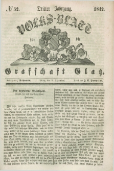 Volks-Blatt für die Graffschaft Glatz. Jg.3, №. 52 (31 Dezember 1842)