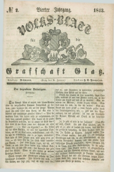 Volks-Blatt für die Graffschaft Glatz. Jg.4, №. 2 (14 Januar 1843)