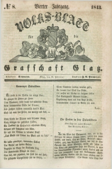 Volks-Blatt für die Graffschaft Glatz. Jg.4, №. 8 (25 Februar 1843)