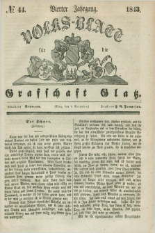Volks-Blatt für die Graffschaft Glatz. Jg.4, №. 44 (4 November 1843)