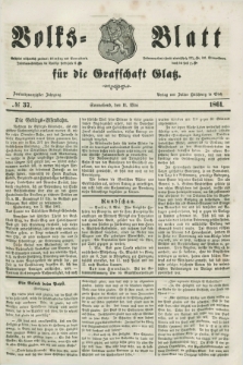 Volks=Blatt für die Graffschaft Glatz. Jg.22, №. 37 (11 Mai 1861)