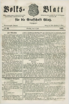 Volks=Blatt für die Graffschaft Glatz. Jg.22, №. 52 (2 Juli 1861)
