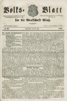 Volks=Blatt für die Graffschaft Glatz. Jg.22, №. 55 (13 Juli 1861)
