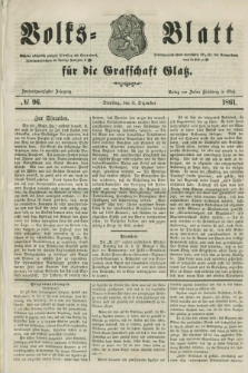 Volks=Blatt für die Graffschaft Glatz. Jg.22, №. 96 (3 Dezember 1861)