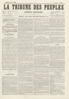 La Tribune des Peuples : journal quotidien. 1849, nr 70