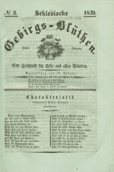 Schlesische Gebirgs-Blüthen : eine Zeitschrift für Leser aus allen Ständen. Jg.5, № 3 (17 Januar 1839)