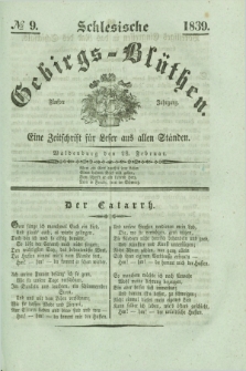 Schlesische Gebirgs-Blüthen : eine Zeitschrift für Leser aus allen Ständen. Jg.5, № 9 (28 Februar 1839)