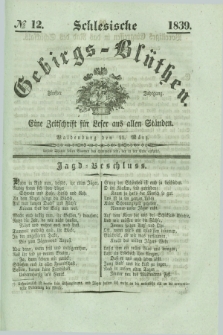 Schlesische Gebirgs-Blüthen : eine Zeitschrift für Leser aus allen Ständen. Jg.5, № 12 (21 März 1839)